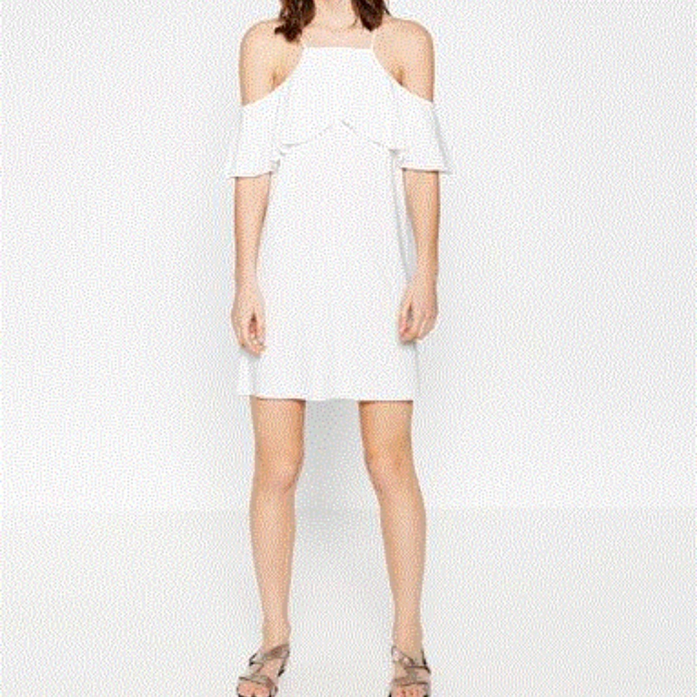 Zara Cut Out Sleeve Dress